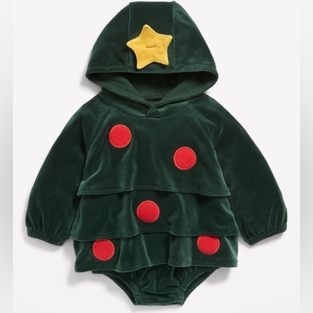 Old Navy Christmas Tree Costume for Baby- RARE